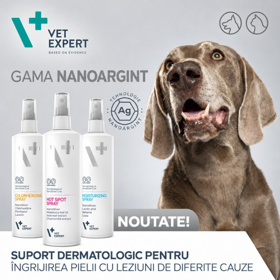 Spray Vet Expert – Clorhexidină  pentru Câini și Pisici – 100 ml